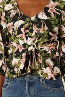 Annika Organic Cotton Blouse - Lily -Deals Zesty Vex Store 7972 Annika Lily 4