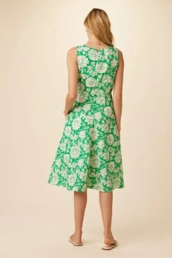 Keira Viscose Midi Dress - Bloomsbury -Deals Zesty Vex Store 7987 Keira Bloomsbury 3