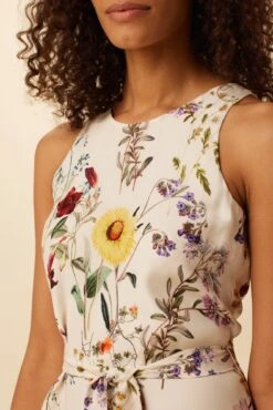 Larsa Washable Silk Dress - Provence Ivory -Deals Zesty Vex Store 7988 Larsa Provence Ivory 4