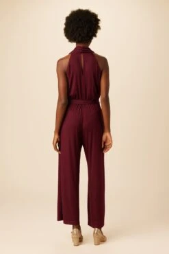 Agnes Dream Knit Jumpsuit - Plum -Deals Zesty Vex Store 7996 Agnes Jumpsuit Plum 3