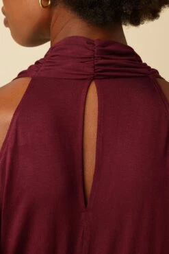 Agnes Dream Knit Jumpsuit - Plum -Deals Zesty Vex Store 7996 Agnes Jumpsuit Plum 5