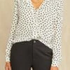 Kaya Washable Silk Blouse - Heart Ivory Navy Print -Deals Zesty Vex Store 8509 Kaya Heart Ivory Navy 3540 web 3db02510 1f9c 4463 977a 927ff7f52da4