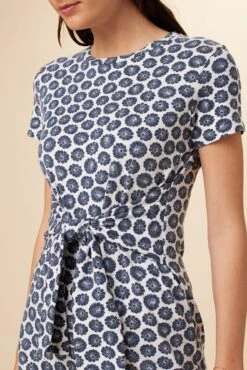 Colombe Reverie Knit Dress - Calico Navy -Deals Zesty Vex Store 9032 S S Colombe Calico Navy 4