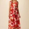 Hanne Washable Silk Maxi Dress - Begonia -Deals Zesty Vex Store 9223 Hanne Begonia 1