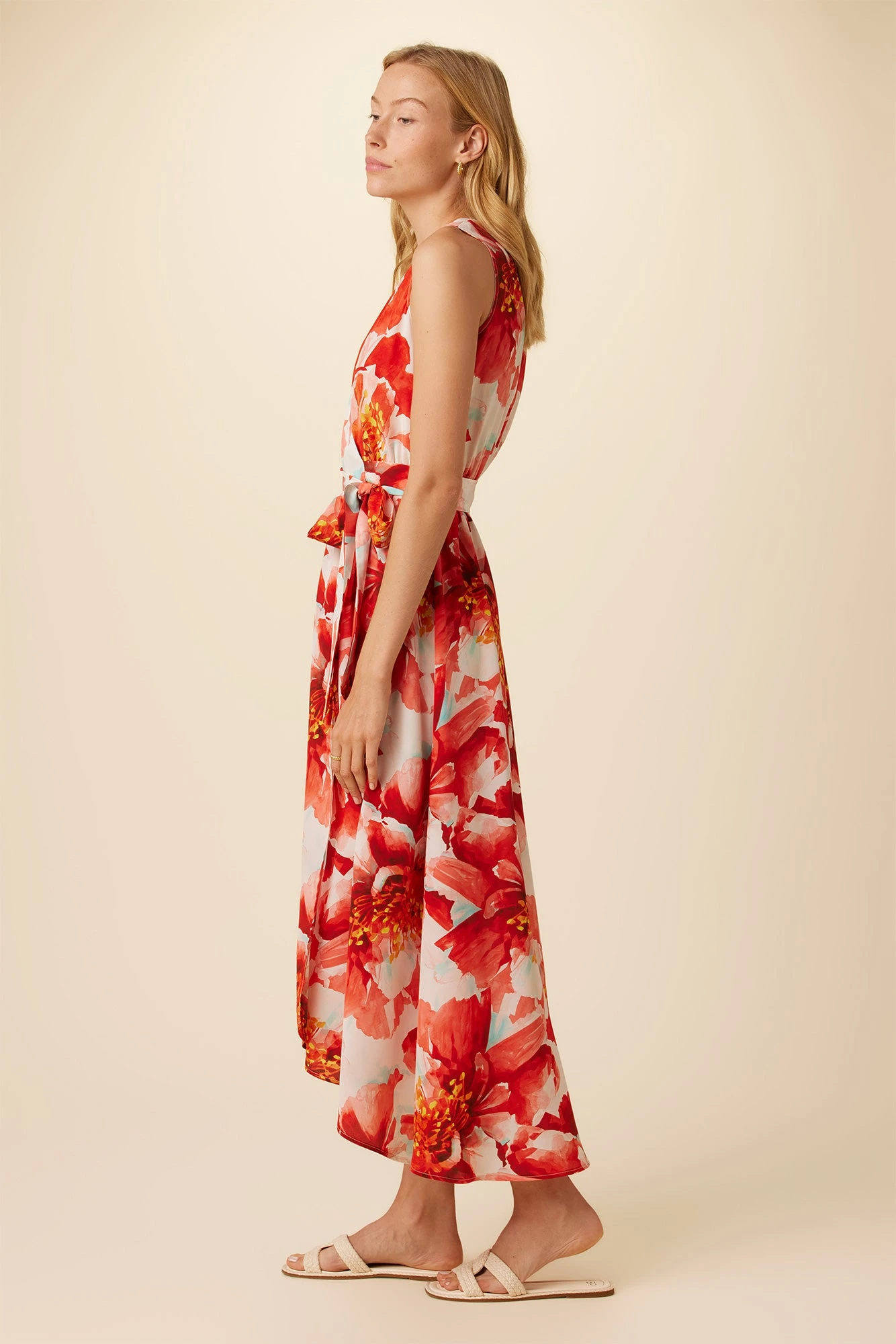 Hanne Washable Silk Maxi Dress - Begonia 4 Hanne Washable Silk Maxi Dress - Begonia - Image 2