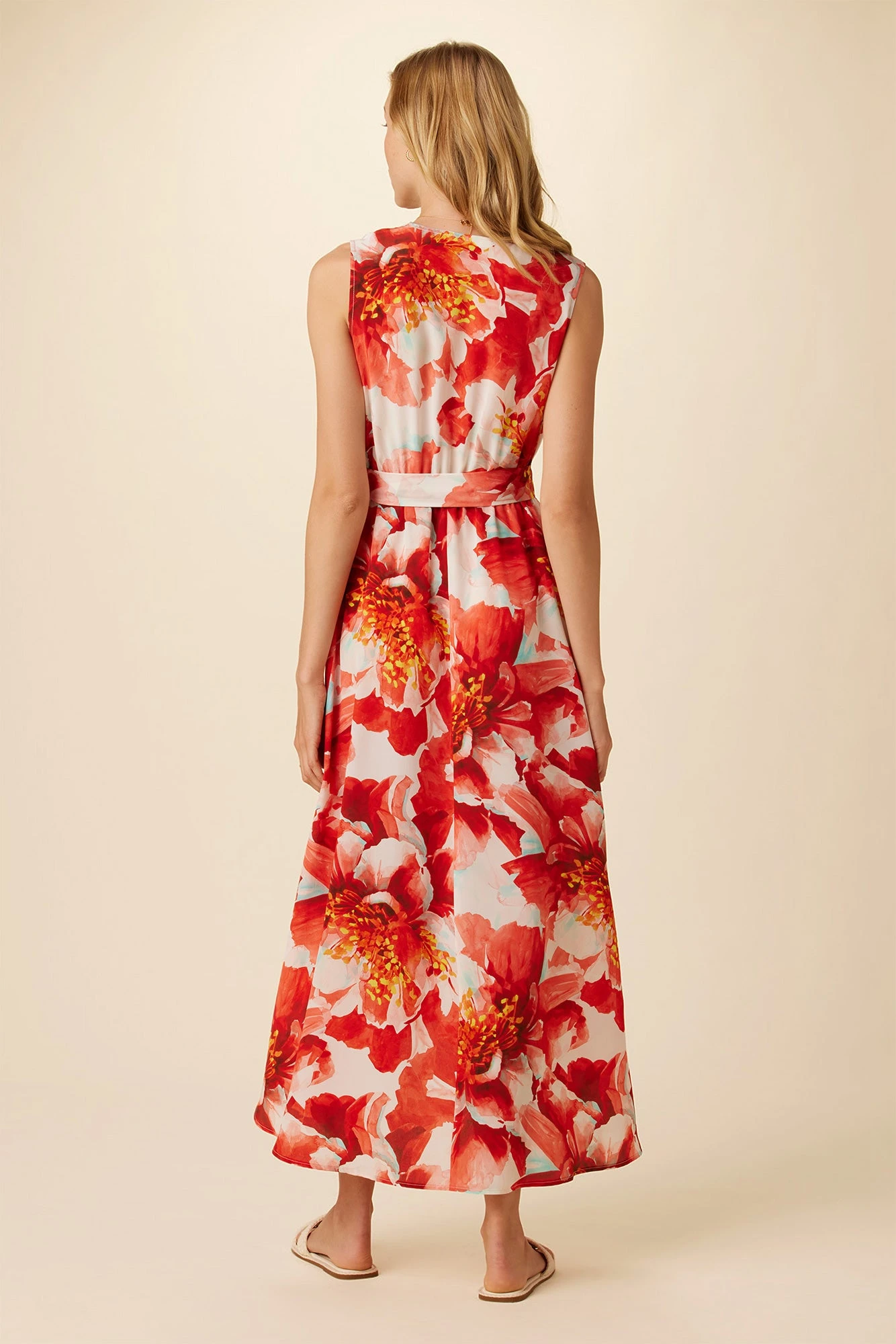 Hanne Washable Silk Maxi Dress - Begonia 6 Hanne Washable Silk Maxi Dress - Begonia - Image 4