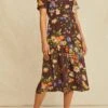 Aubrey Washable Silk Dress - Palermo Print -Deals Zesty Vex Store 9292 Aubrey Palermo Print 3593 web