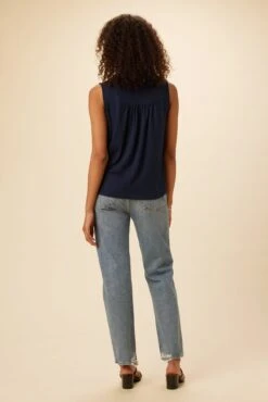 Hartley Reverie Slub Tank - Navy -Deals Zesty Vex Store 9317 Hartley Navy 3