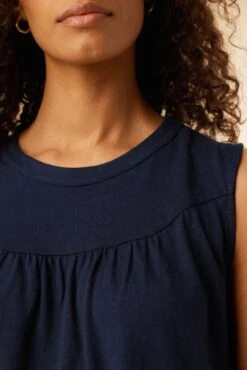 Hartley Reverie Slub Tank - Navy -Deals Zesty Vex Store 9317 Hartley Navy 4