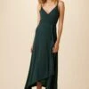 Astrida Maxi Wrap Dress - Darkest Spruce -Deals Zesty Vex Store 9321 Astrida Darkest Spruce 1