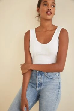 Mirabelle Dream Rib Tank - ReAmour -Deals Zesty Vex Store 9332 Mirabelle White 2657 web 8a750460 5dcc 4e20 9351 598812404494