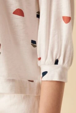 Issa Reverie Slub Tee - Terrazzo 9 Issa Reverie Slub Tee - Terrazzo -Deals Zesty Vex Store 9400 Issa Terrazzo 4