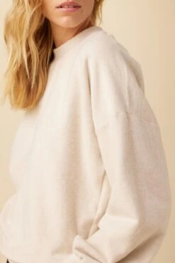 Ebele Nouveau Fleece Sweatshirt - Oatmeal -Deals Zesty Vex Store 9524 Ebele Brushed Oatmeal 4 aa636d9f 7dc6 47d8 8ce2 f61c682ce734