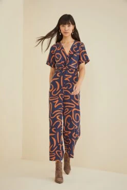 Fantasia Silk Jumpsuit -Deals Zesty Vex Store 9669 Fantasia Matisse Rust 1418 web