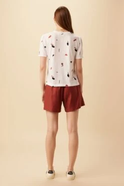 Odilia Reverie Slub Tee - Terrazzo -Deals Zesty Vex Store 9828 Odilia Slub Terrazzo 3