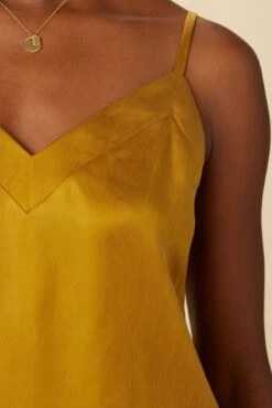 Barlow Cottonseed Cupro Cami - Gold -Deals Zesty Vex Store 9887 Barlow Cupro Gold 4