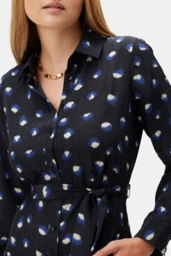 Joyce Washable Silk Dress - Pavo -Deals Zesty Vex Store Joyce Silk Pavo 4