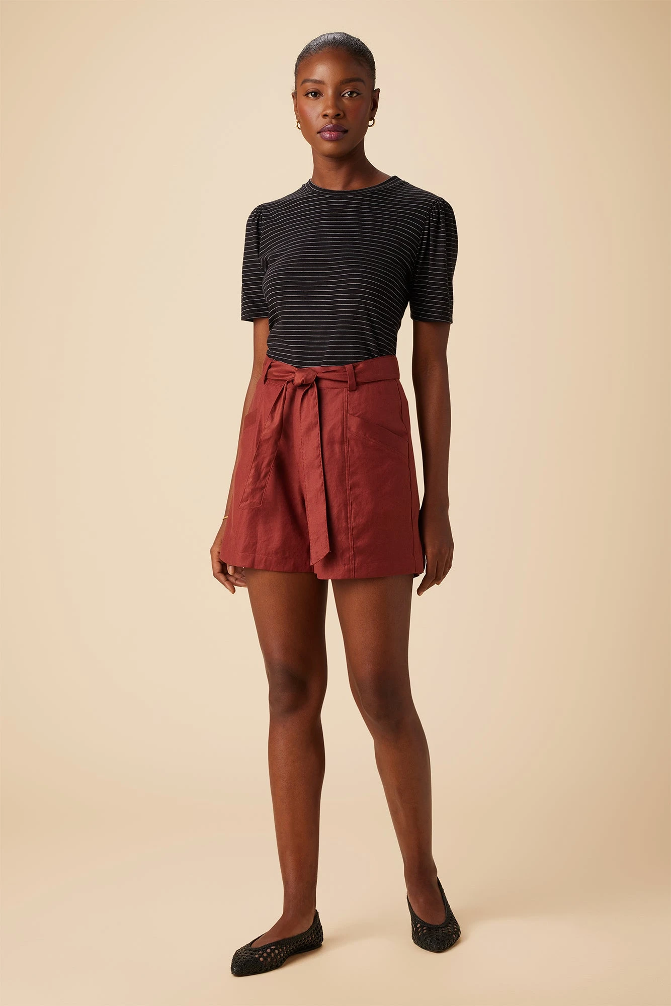 Milo Femme Fête Short - Rust 4 Milo Femme Fête Short - Rust - Image 2