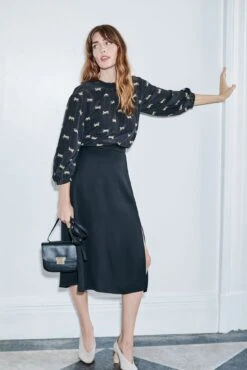 Endora Washable Silk Blouse - Jaguar -Deals Zesty Vex Store endora marketing 48c1613e 6b23 49b1 ab82 5c83a9e75c5b