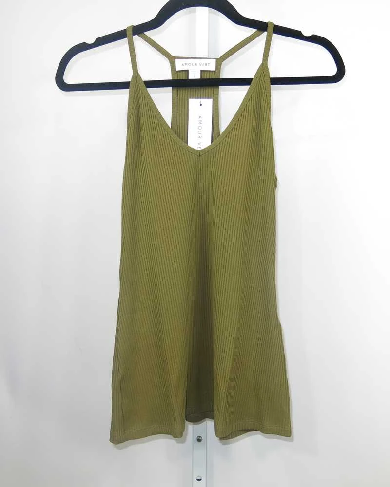 Jada Paris Rib Tank - Matcha - ReAmour 7 Jada Paris Rib Tank - Matcha - ReAmour - Image 5