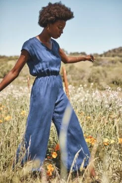 Wynnie Cupro Jumpsuit - Lapis -Deals Zesty Vex Store winnie lapis 126 a45aafb6 aacc 4b17 a4aa d871c7d6ce2b